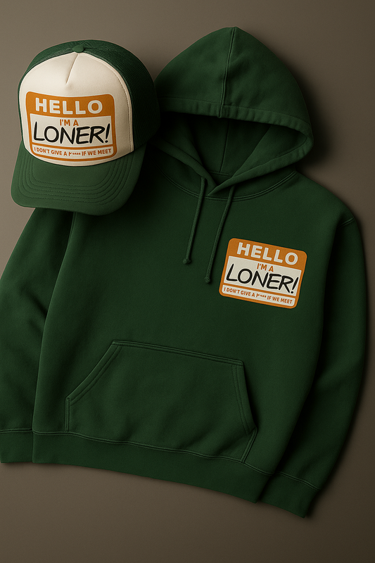 “Hello, I’m a Loner” Collection - hat+hoodie set