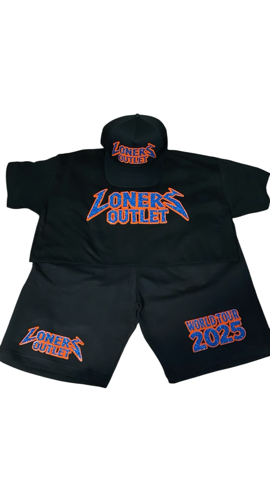 “World Tour” Collection - hats+shirt+shorts set
