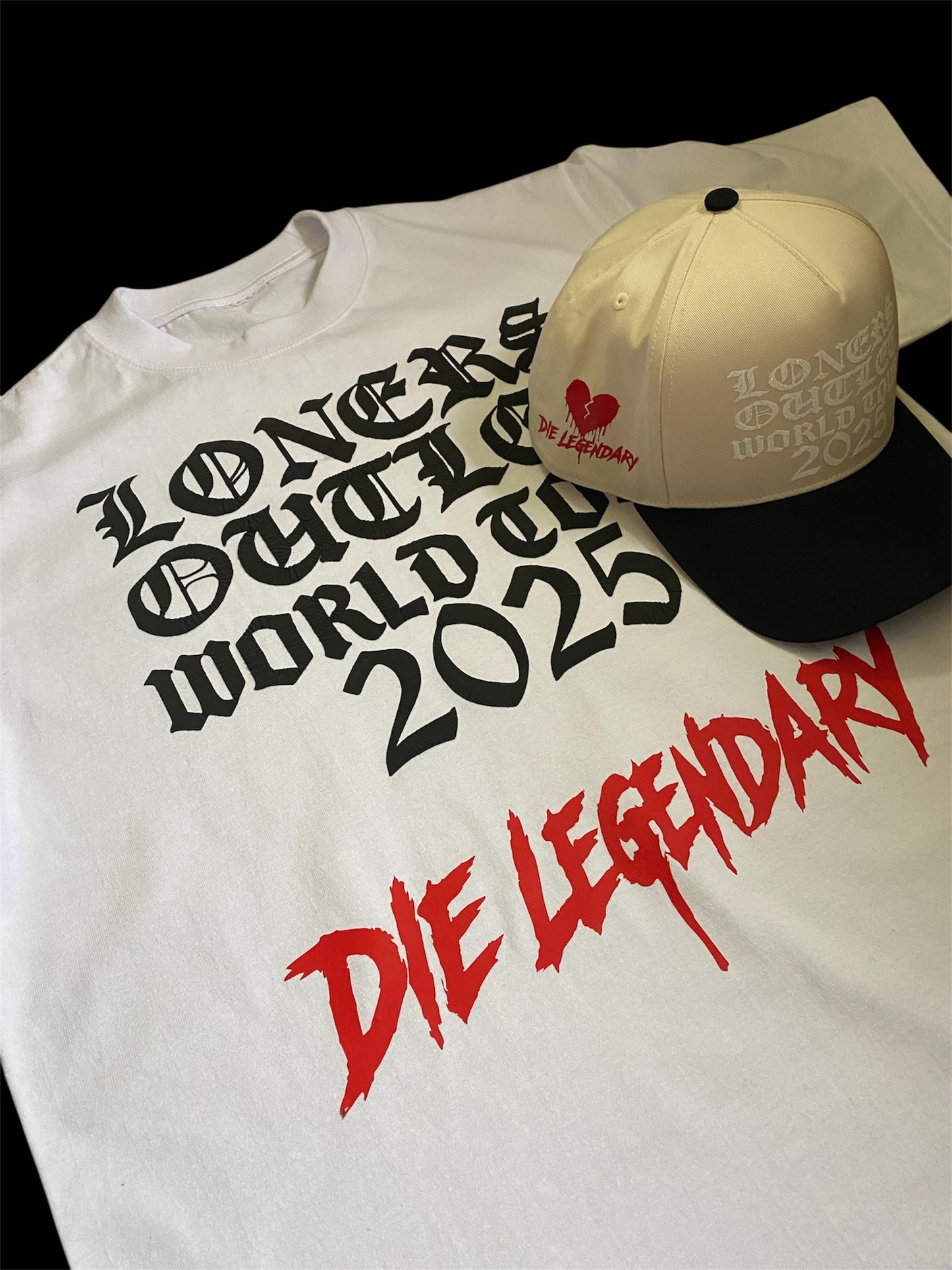 “World Tour 2025: Die Legendary”Collection - Shirt+Hat